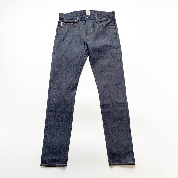 Hiroshi Kato Needle Skinny Selvedge Denim Jeans Indigo Raw Size 32 NEW NWT - Picture 2 of 12